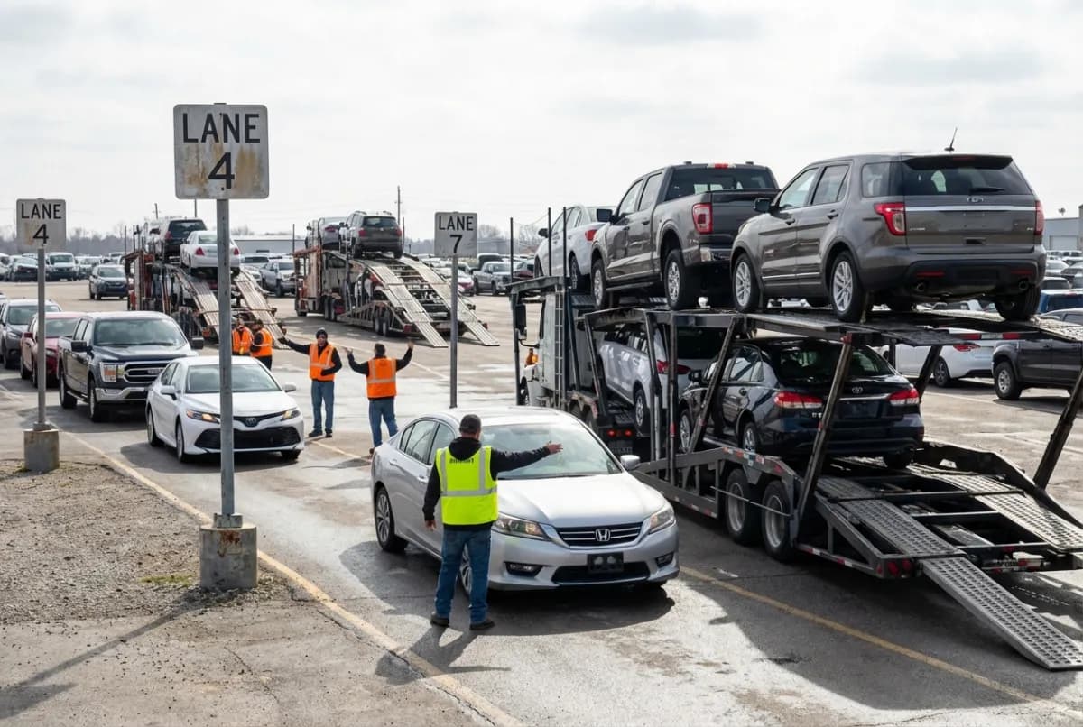 Auto Auctions — professional business transport solutions with Scott's Auto Carrier