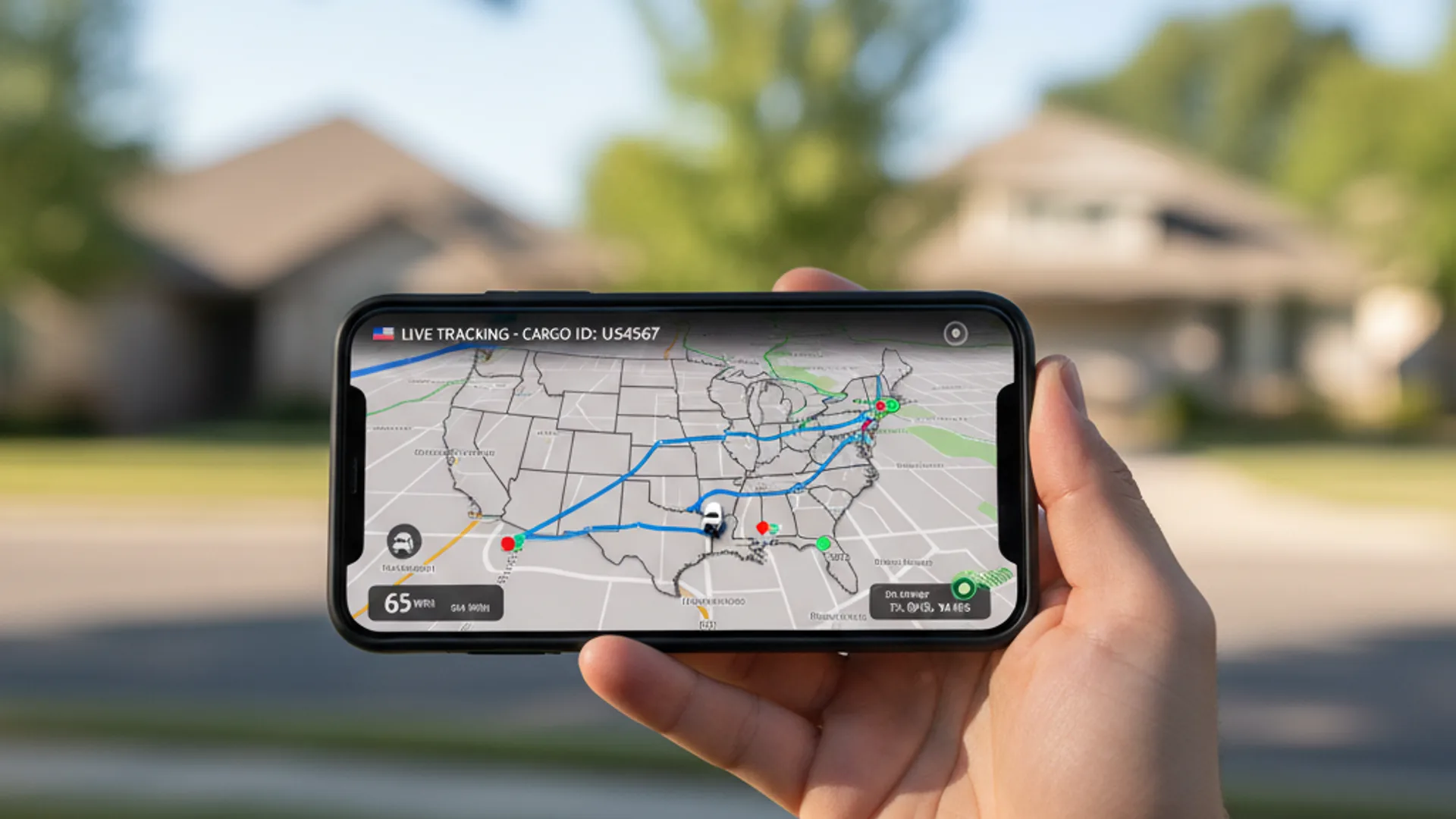 Track your shipment — live GPS tracking of Scott's Auto Carrier vehicle transport