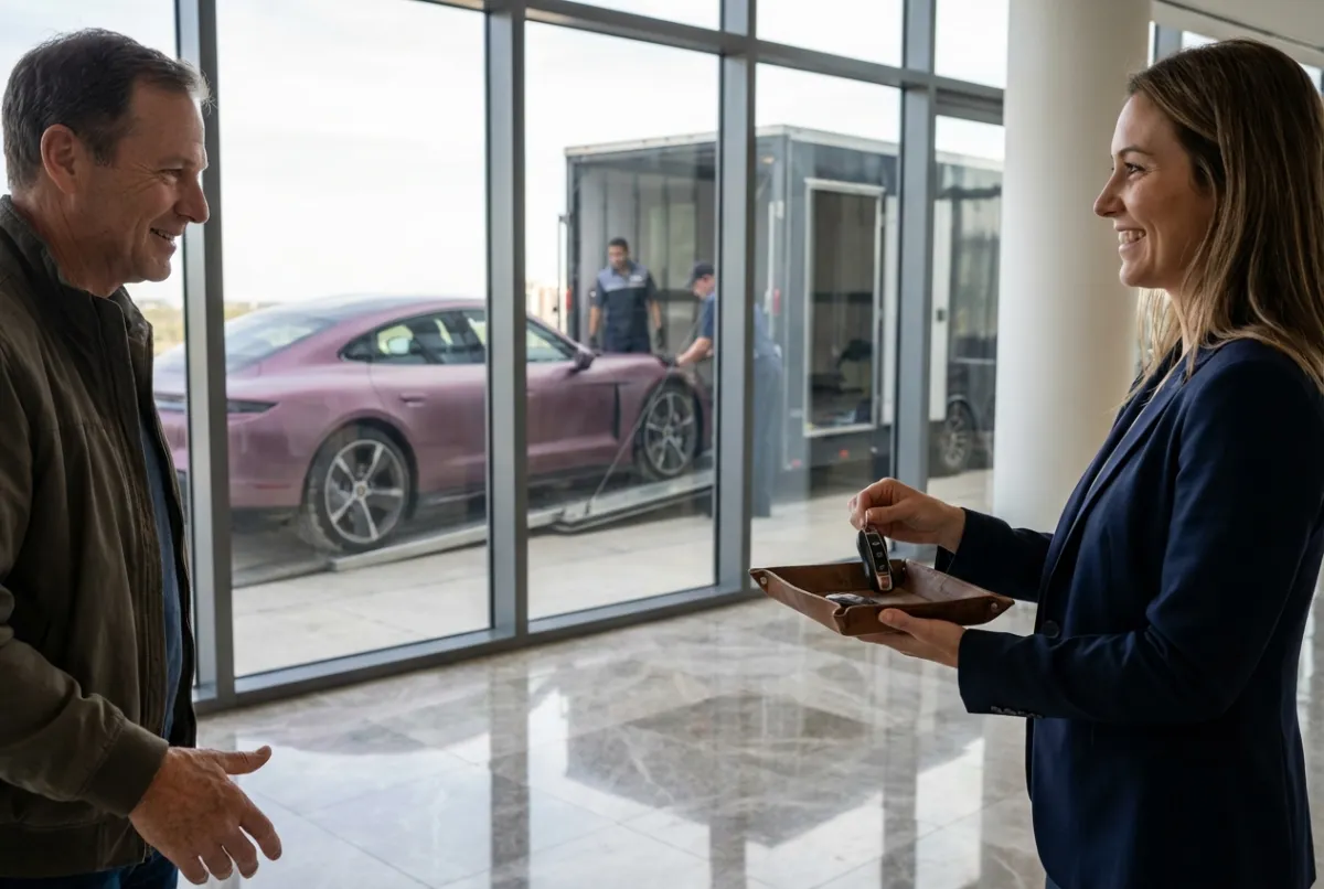 Luxury car shipping concierge — Scott's Auto Carrier white-glove vehicle transport specialist