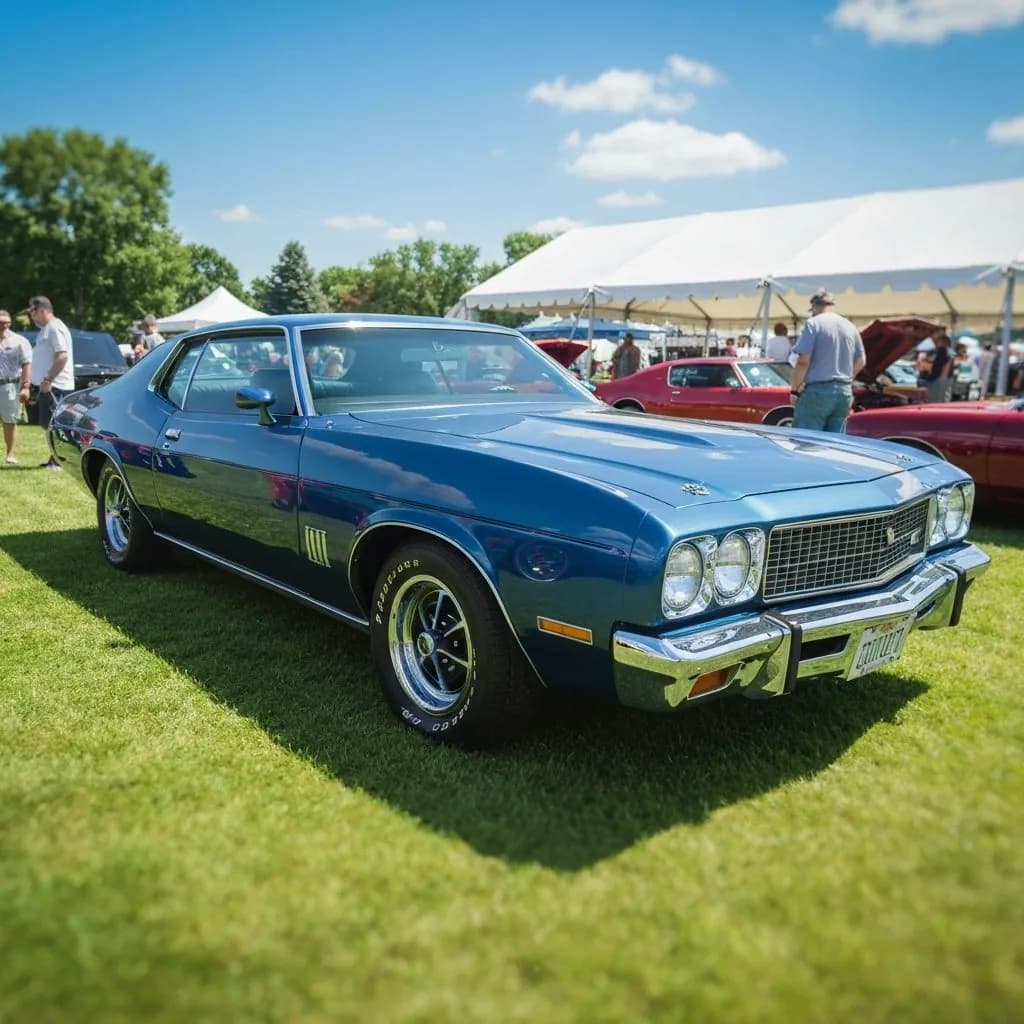 Luxury car shipping — pristine show car delivered to concours d'elegance event