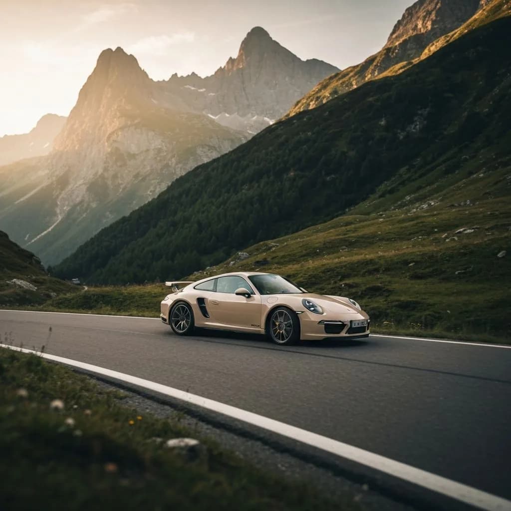 NY to LA car shipping — Scott's Auto Carrier truck crossing desert highway en route to Los Angeles