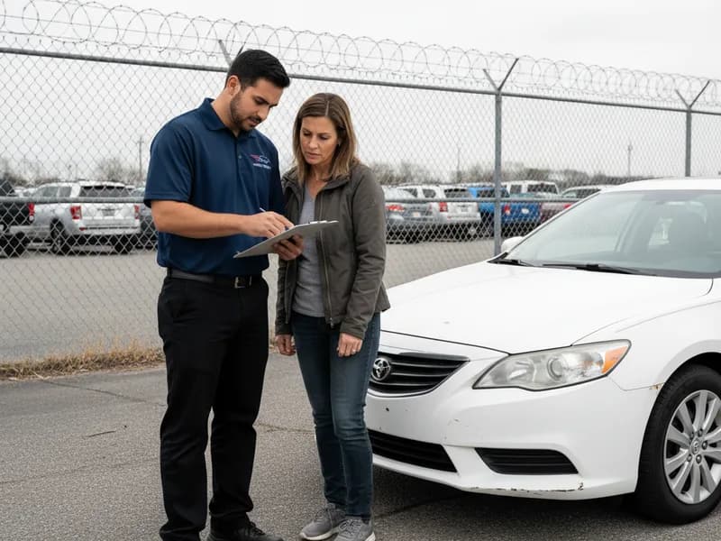 Terminal-to-terminal shipping — vehicle drop-off at secure auto transport terminal lot